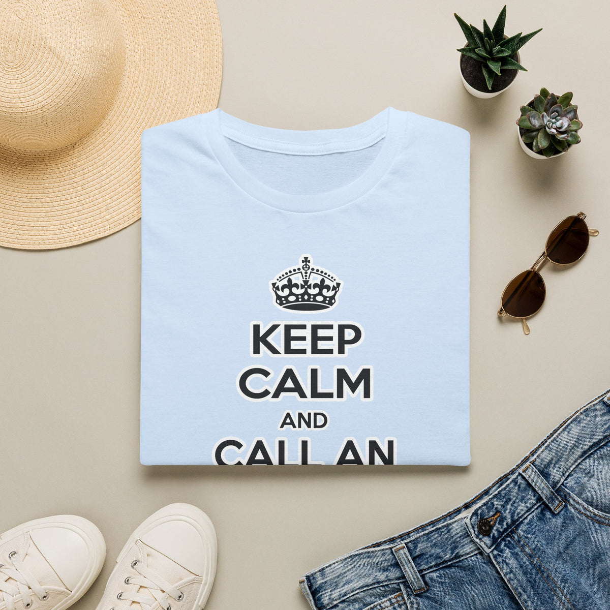 Keep Calm and Call an Athletic Trainer - Unisex Softstyle T-Shirt