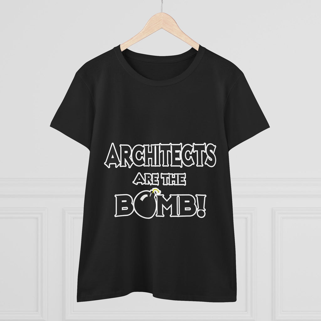 Architects Are The Bomb! - Women's Midweight Cotton Tee