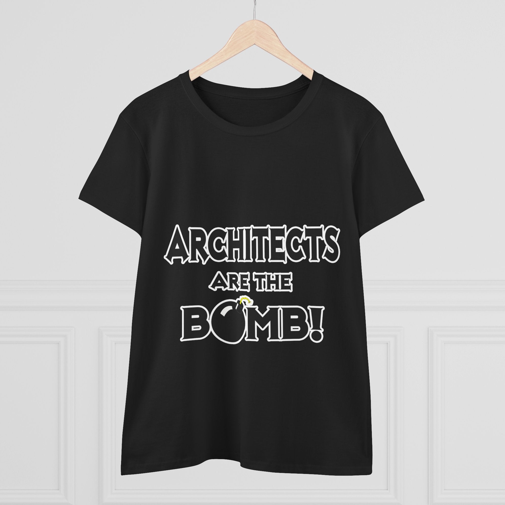 Architects Are The Bomb! - Women's Midweight Cotton Tee