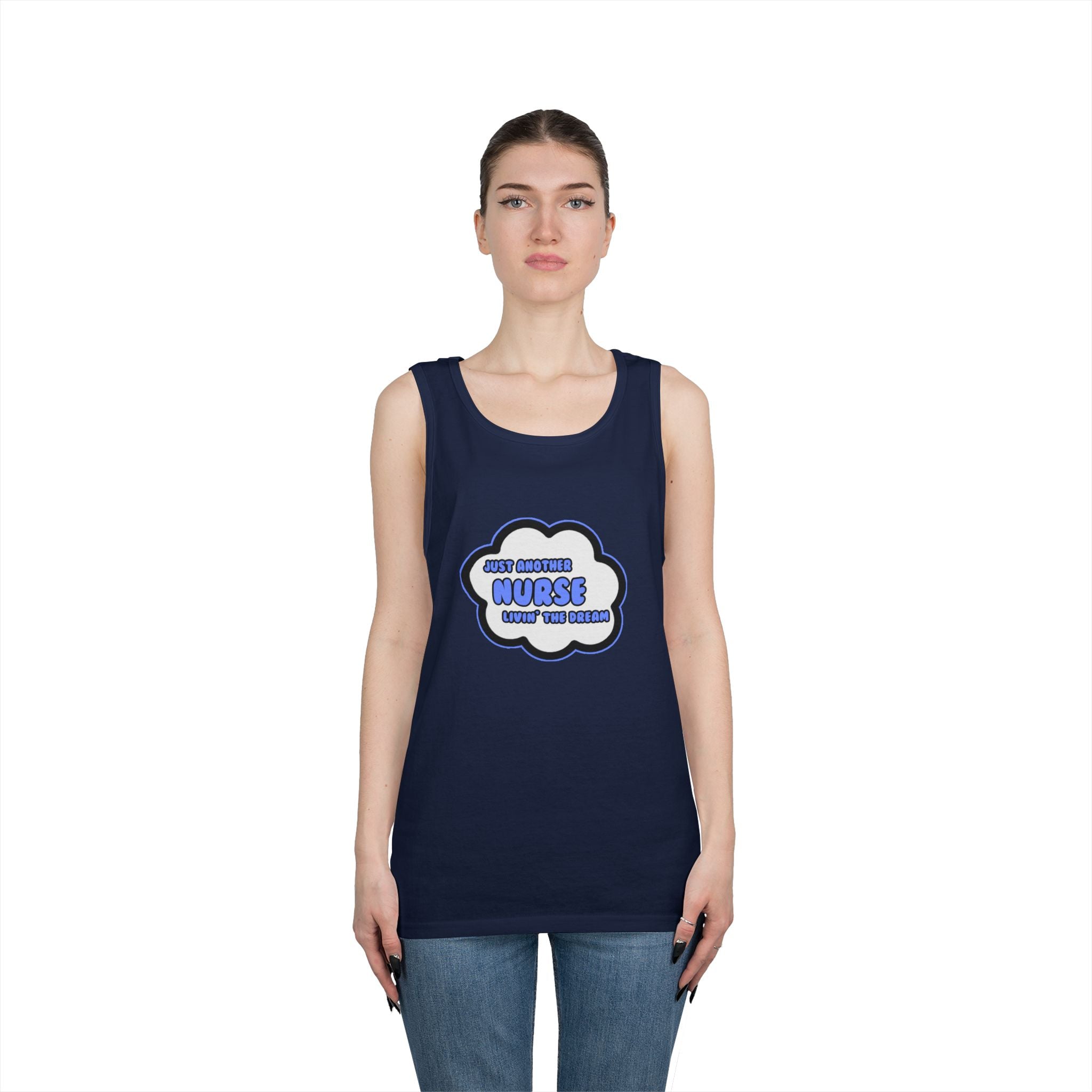 Nurse .. Livin' The Dream - Unisex Heavy Cotton Tank Top