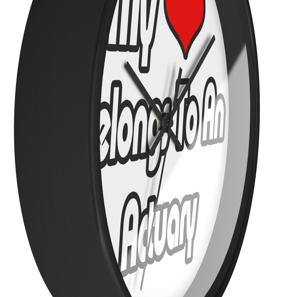 My Heart Belongs To An Actuary - Wall Clock