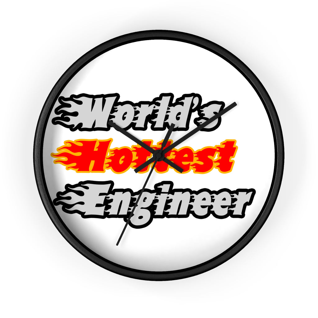 World's Hottest Engineer - Wall Clock