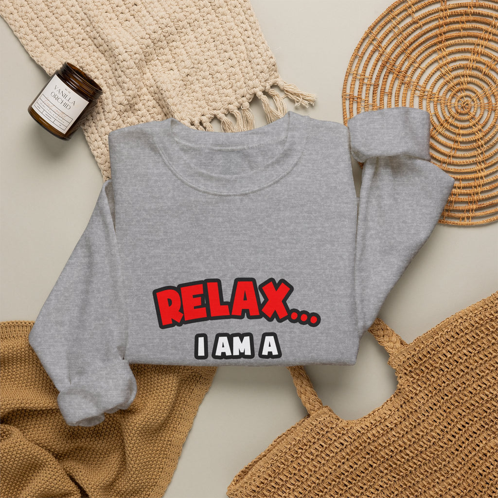 Relax ... I Am A Dermatology Nurse - Unisex Heavy Blend™ Crewneck Sweatshirt