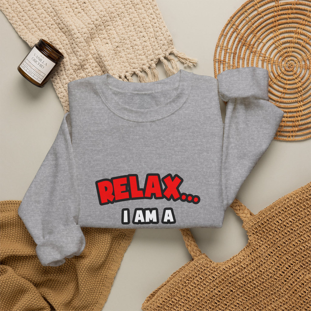 Relax ... I Am A Dermatology Nurse - Unisex Heavy Blend™ Crewneck Sweatshirt