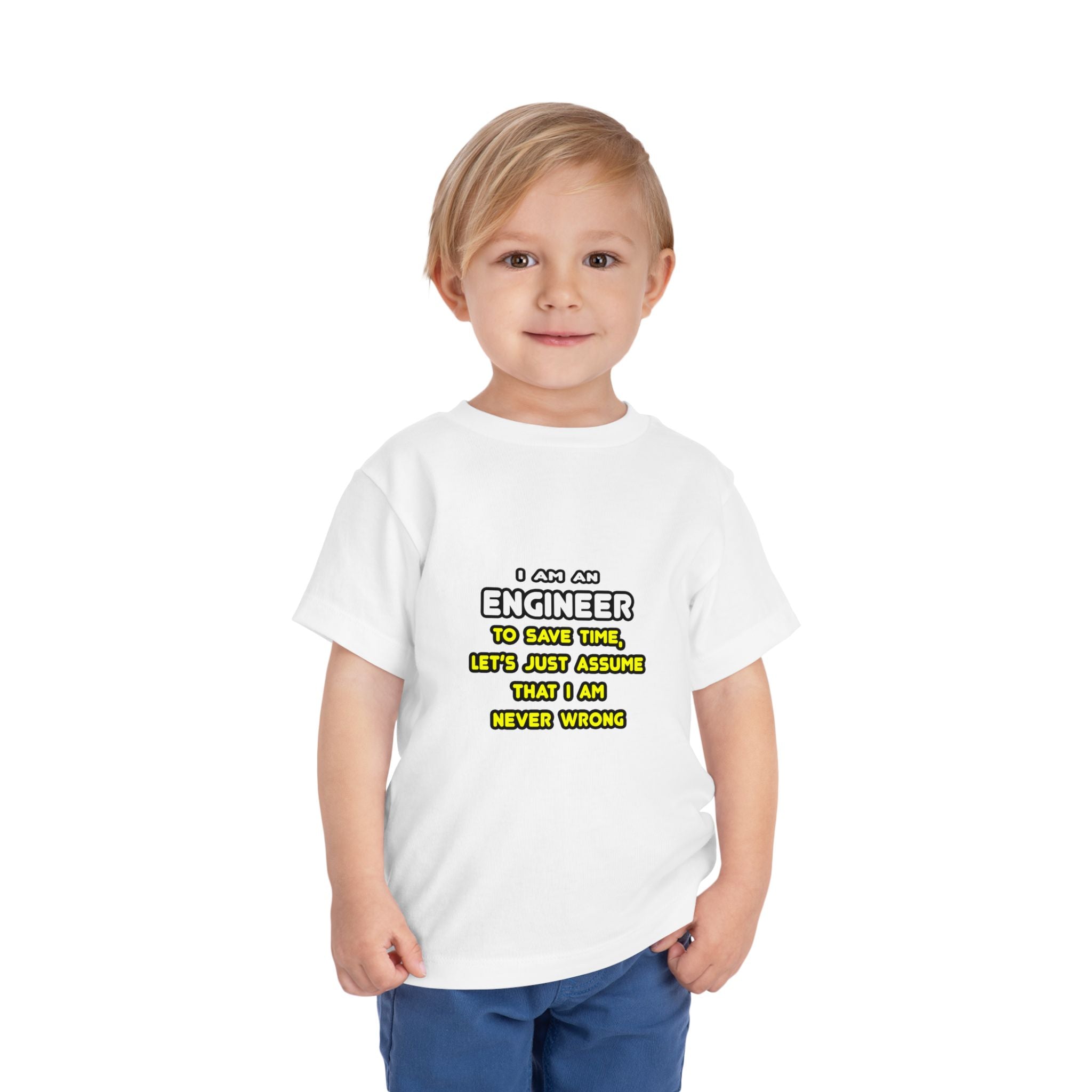 Funny Engineer T Shirts and Gifts - Toddler Short Sleeve Tee