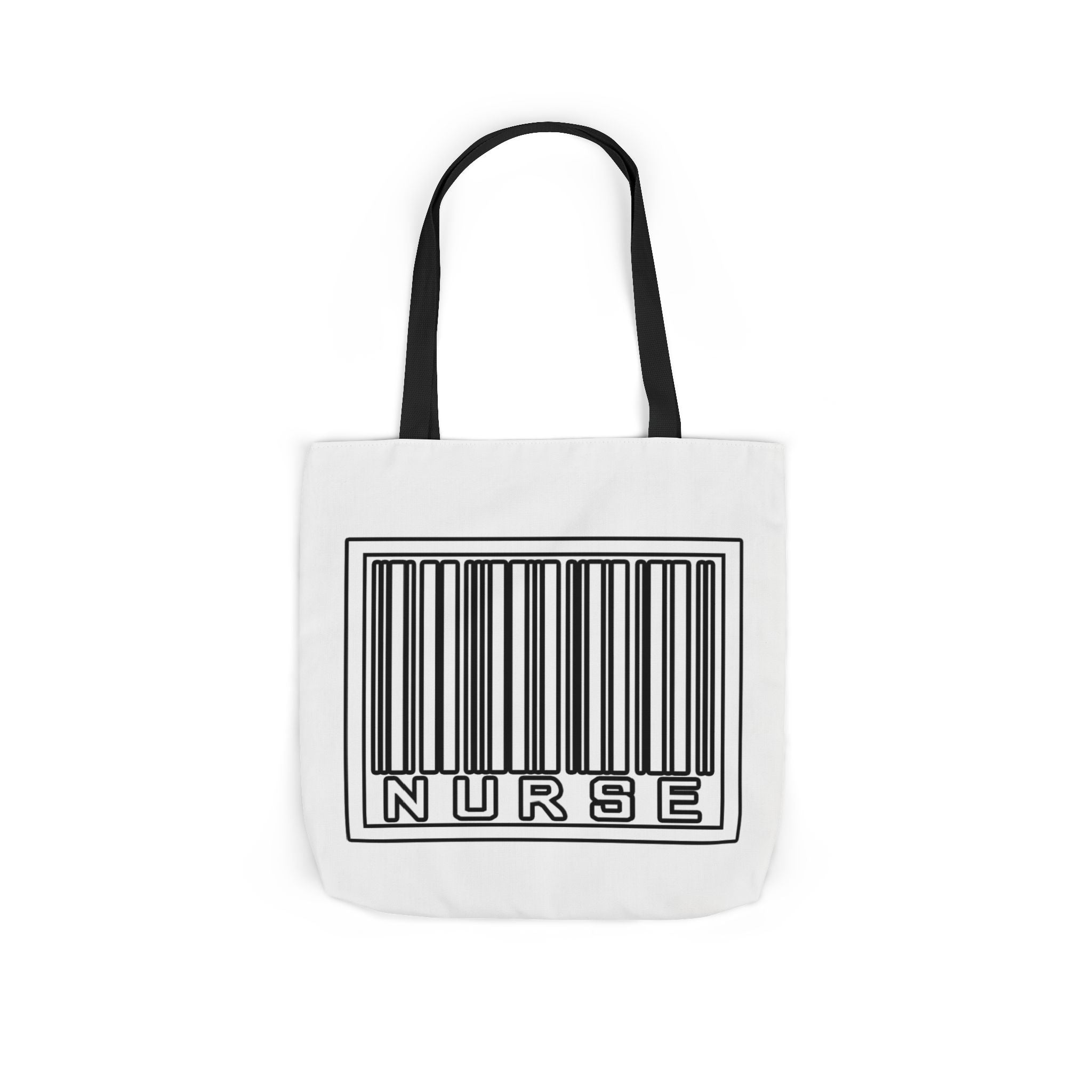 Barcode Nurse - Canvas Tote Bag, 5-Color Straps