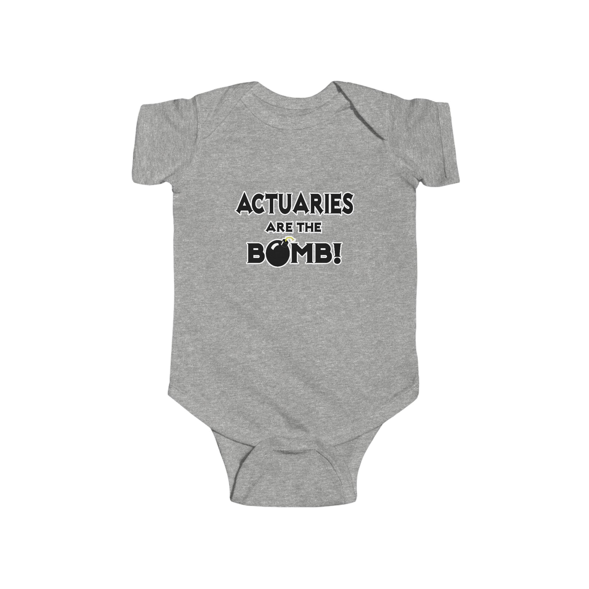 Actuaries Are The Bomb! - Infant Fine Jersey Bodysuit