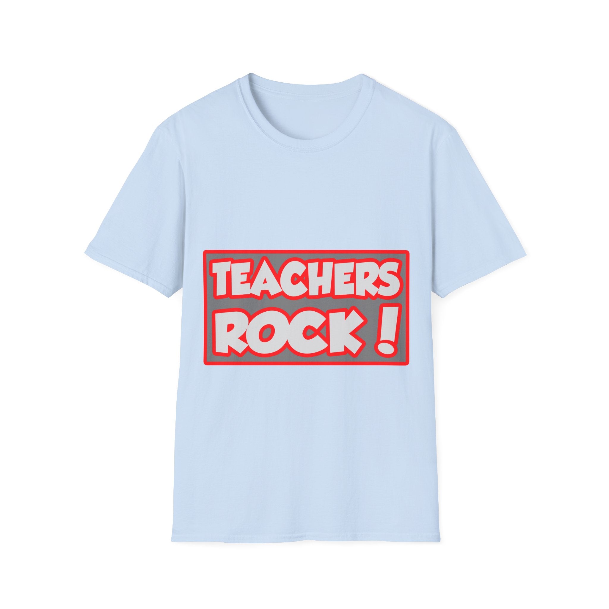 Teachers Rock! - Unisex Softstyle T-Shirt
