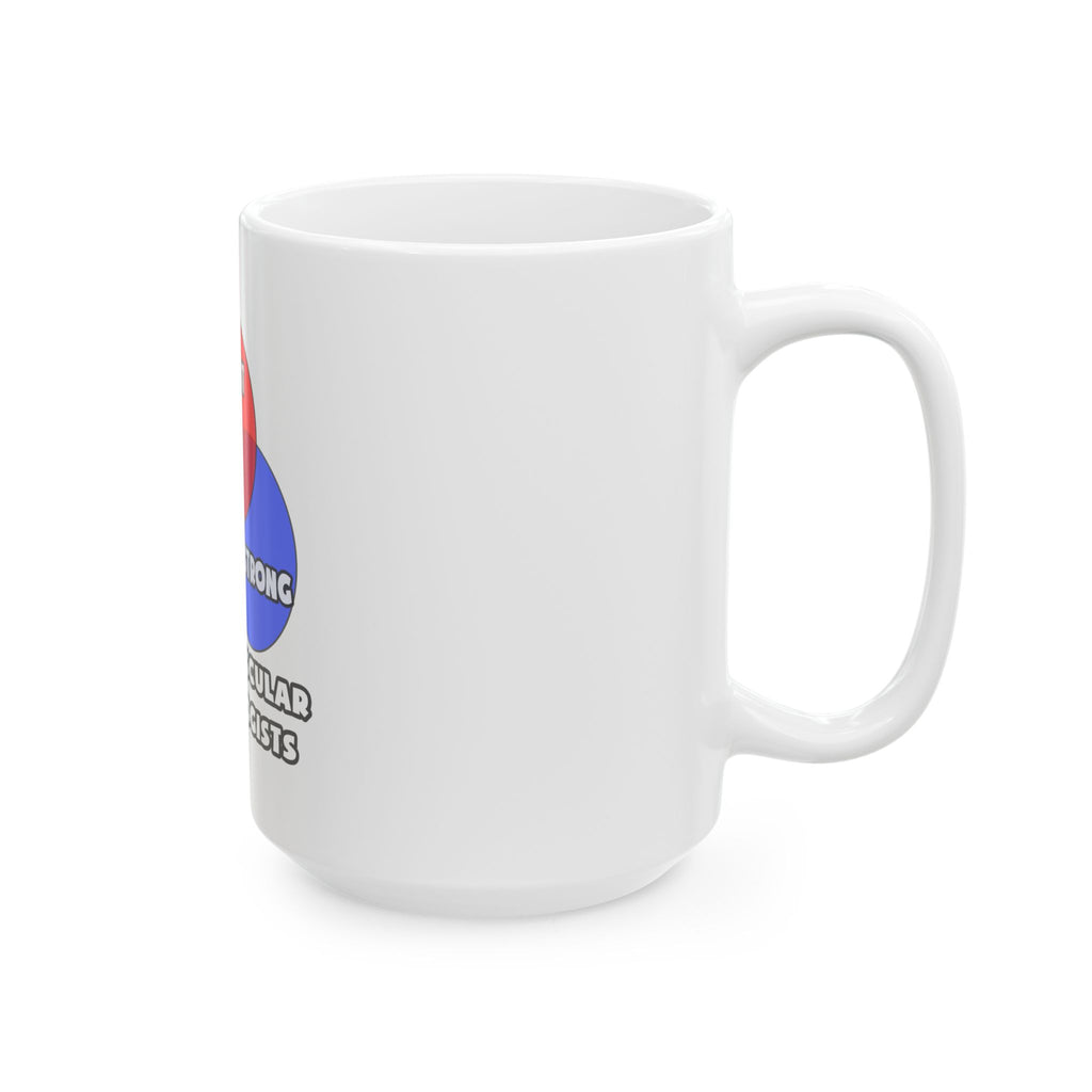 Venn Diagram .. Cardiovascular Technologists - Ceramic Mug, (11oz, 15oz)