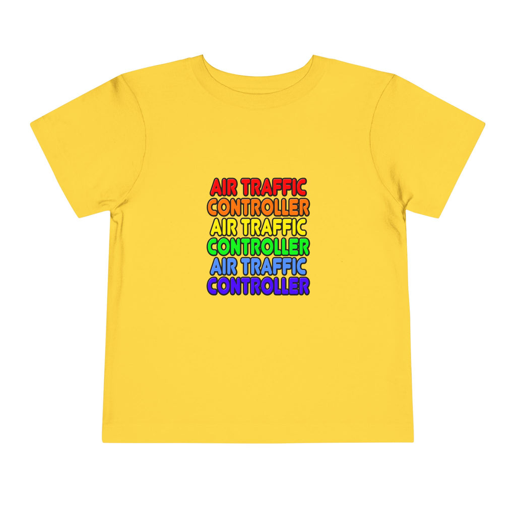 Rainbow Air Traffic Controller - Toddler Short Sleeve Tee