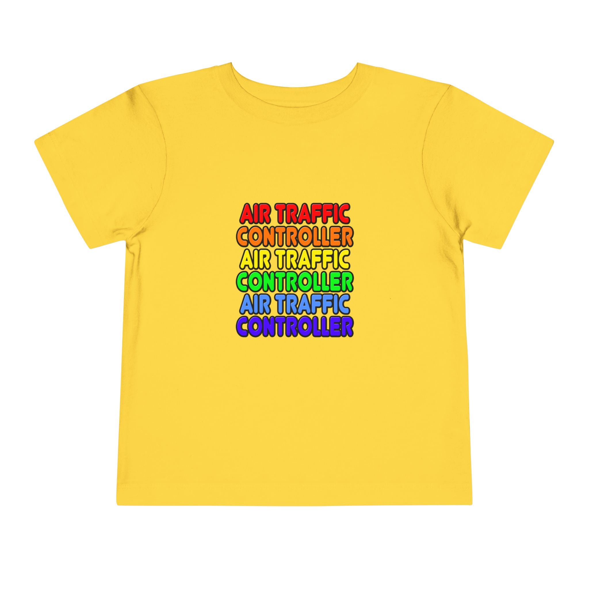 Rainbow Air Traffic Controller - Toddler Short Sleeve Tee