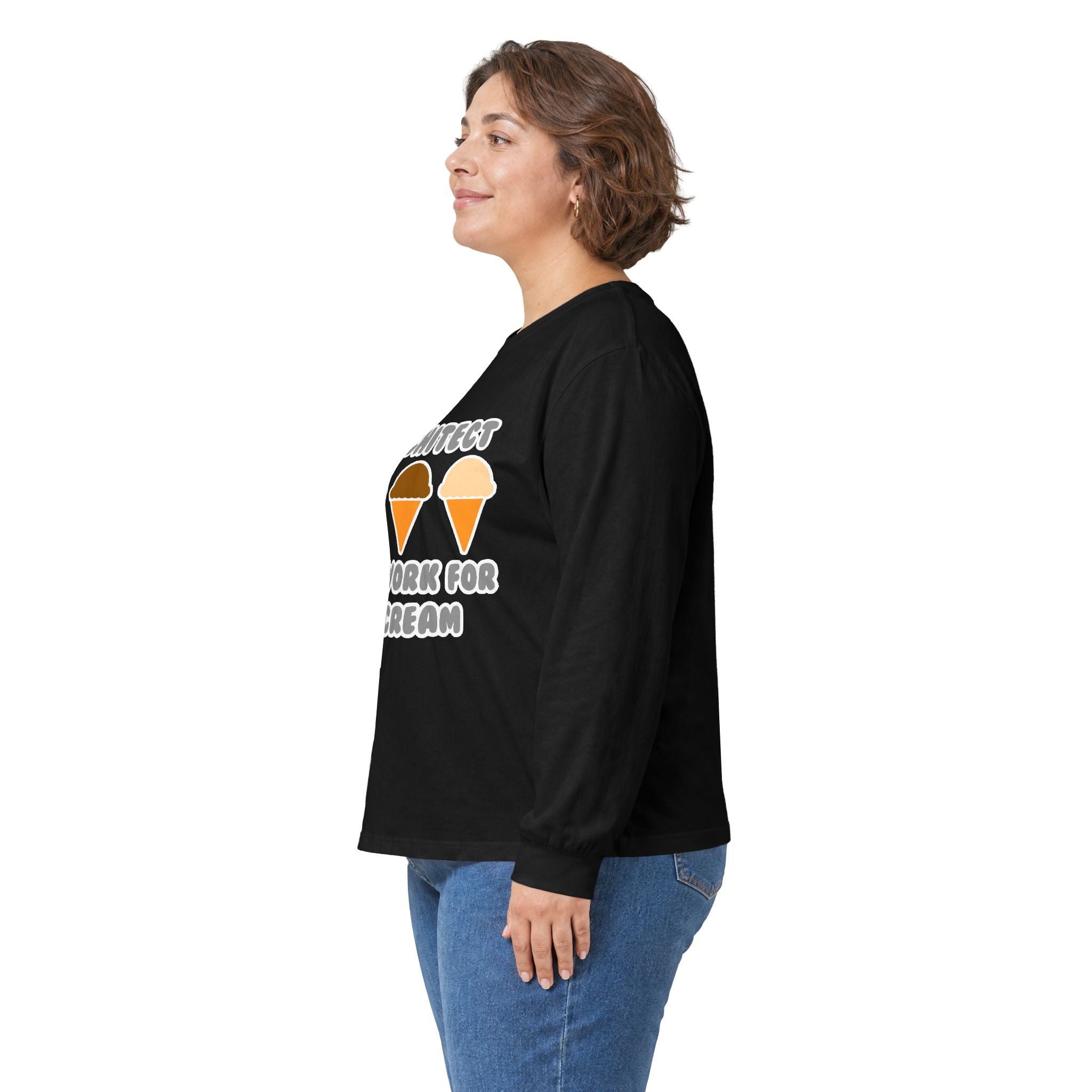 Architect ... Will Work For Ice Cream - Unisex Ultra Cotton Long Sleeve Tee
