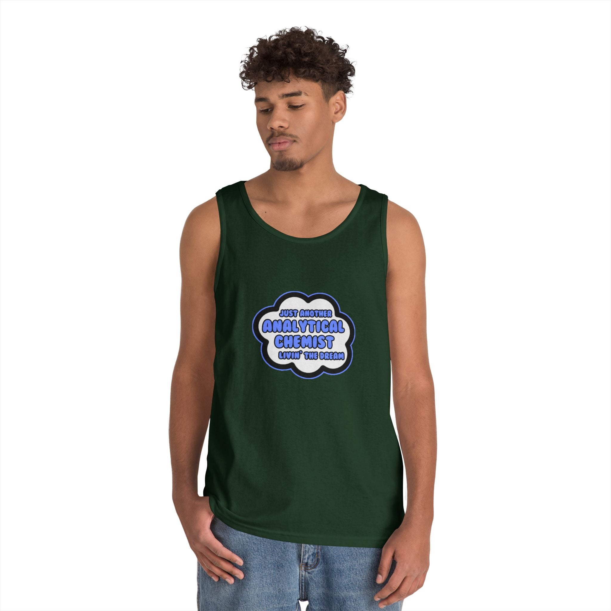 Analytical Chemist .. Livin' The Dream - Unisex Heavy Cotton Tank Top