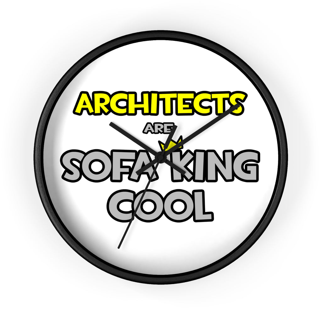 Architects Are Sofa King Cool - Wall Clock