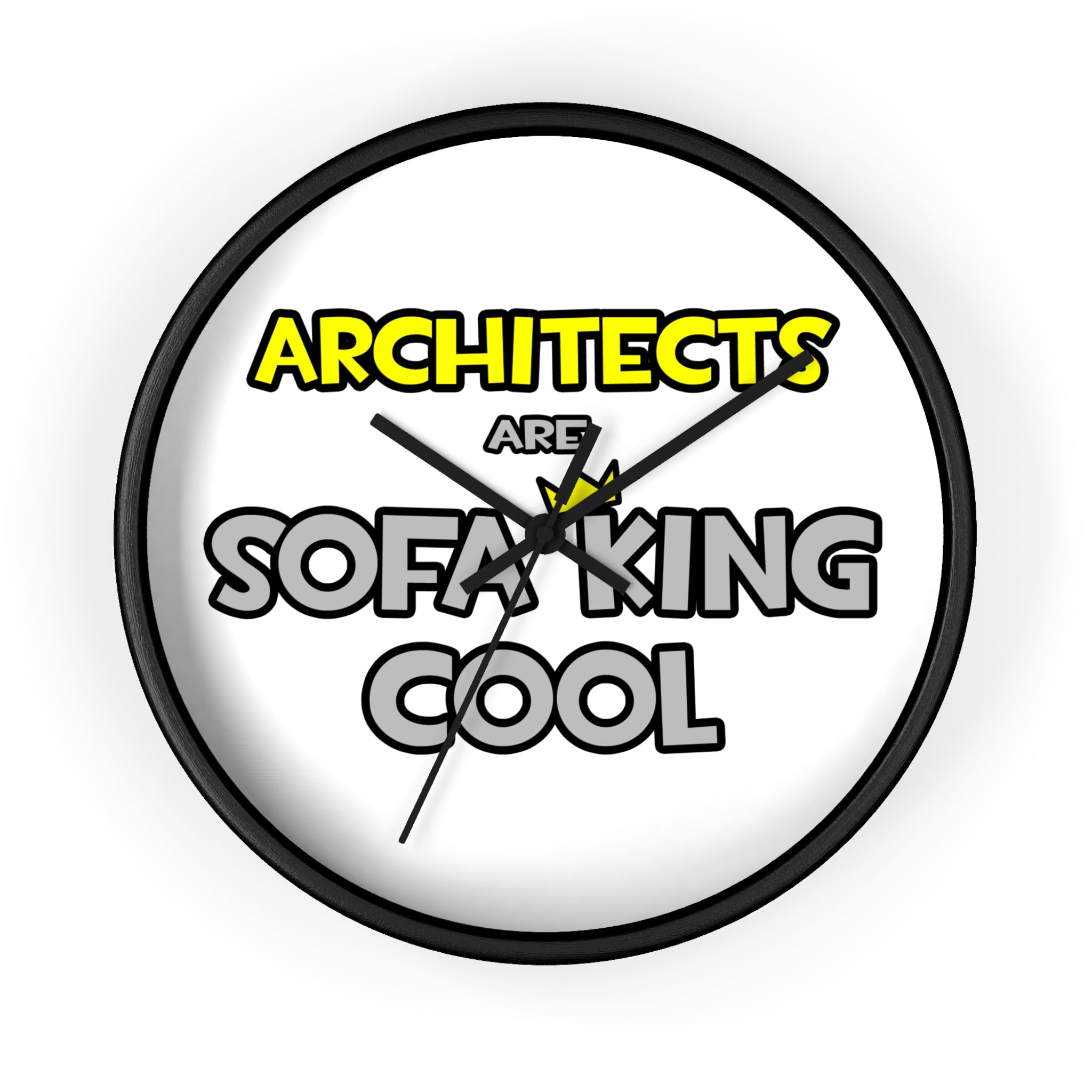 Architects Are Sofa King Cool - Wall Clock