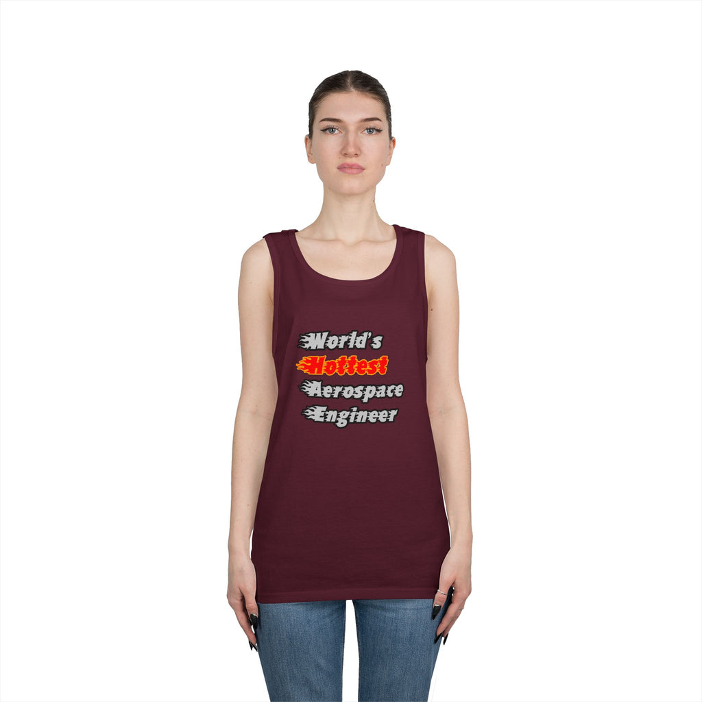 World's Hottest Aerospace Engineer - Unisex Heavy Cotton Tank Top