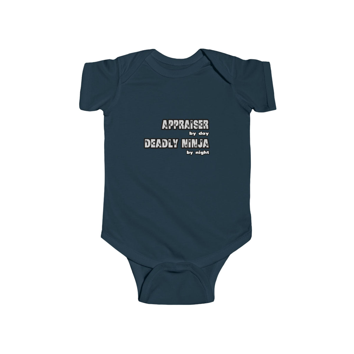 Appraiser By Day...Deadly Ninja By Night - Infant Fine Jersey Bodysuit