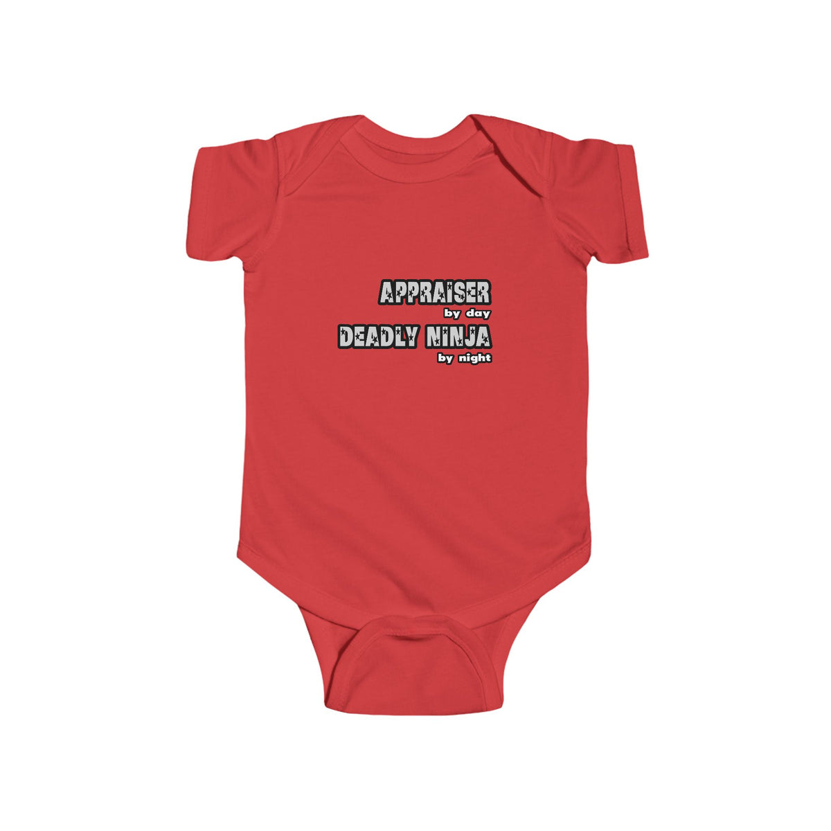 Appraiser By Day...Deadly Ninja By Night - Infant Fine Jersey Bodysuit