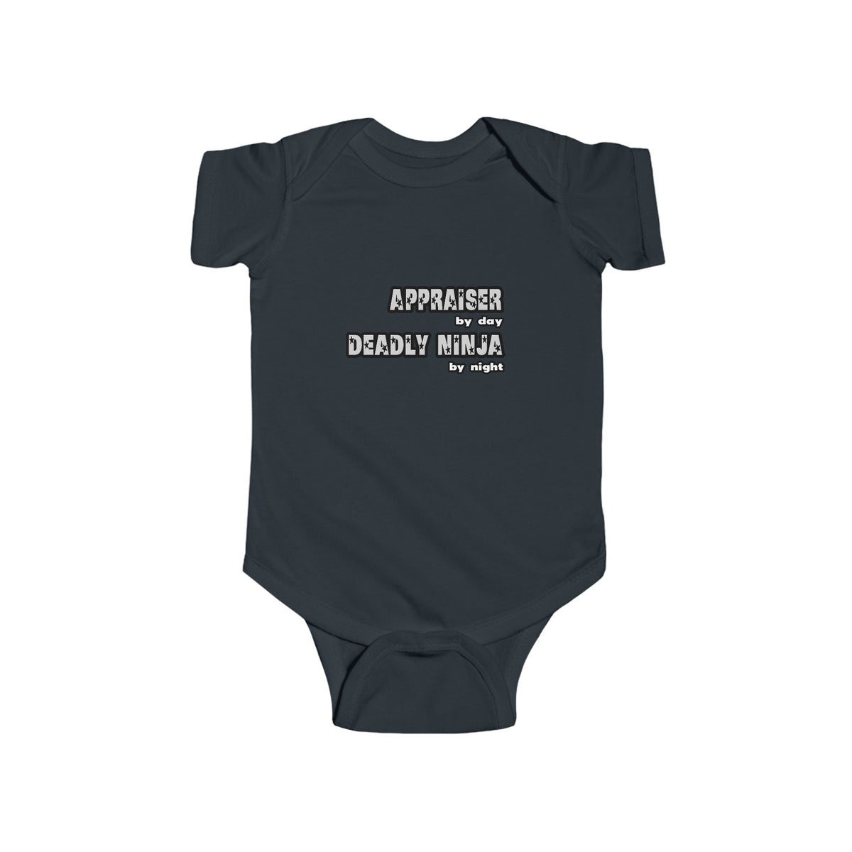 Appraiser By Day...Deadly Ninja By Night - Infant Fine Jersey Bodysuit