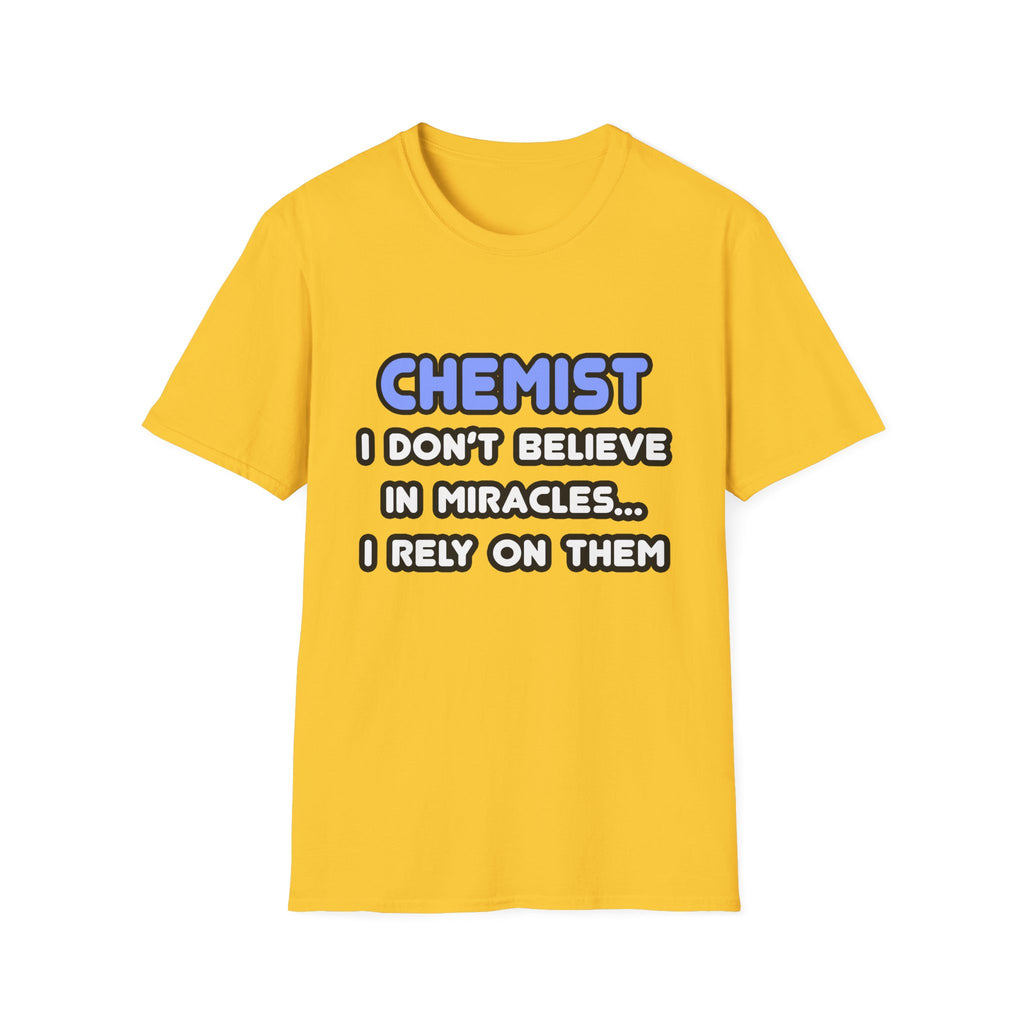 Miracles and Chemists - Unisex Softstyle T-Shirt