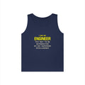 Engineer...Superior Intelligence - Unisex Heavy Cotton Tank Top
