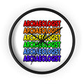 Rainbow Archaeologist - Wall Clock