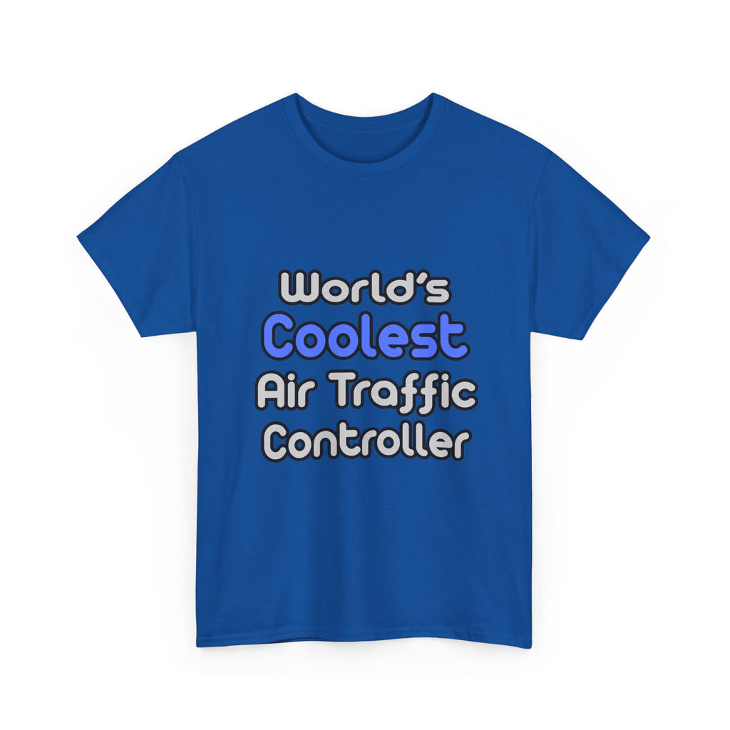 World's Coolest Air Traffic Controller - Unisex Heavy Cotton Tee