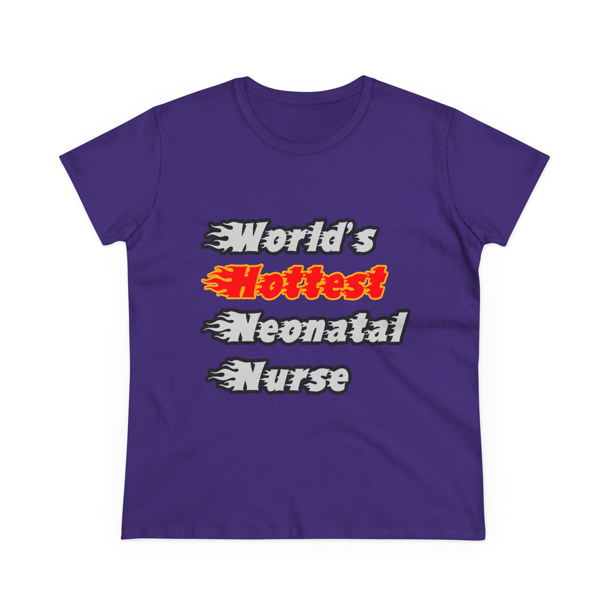 World's Hottest Neonatal Nurse - Women's Midweight Cotton Tee