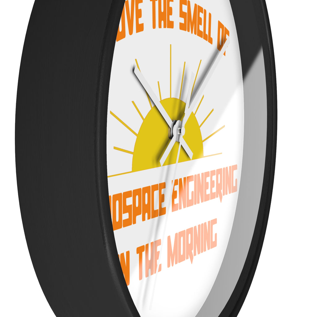 Smell of Aerospace Engineering in the Morning - Wall Clock
