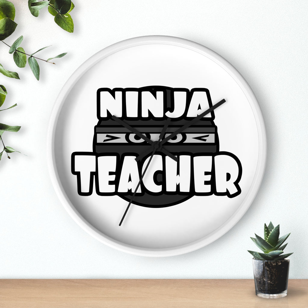 Ninja Teacher - Wall Clock