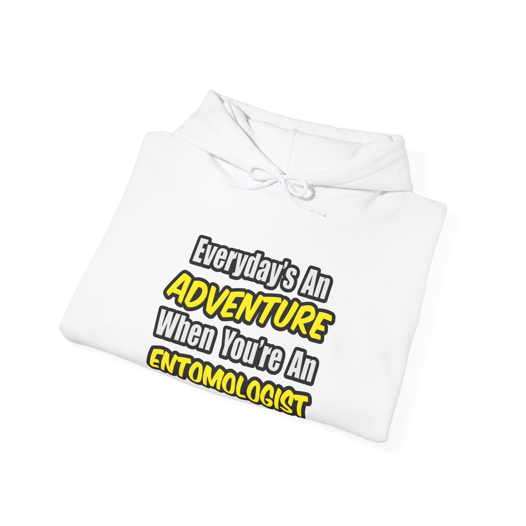 Everyday's An Adventure .. Entomologist - Unisex Heavy Blend™ Hooded Sweatshirt