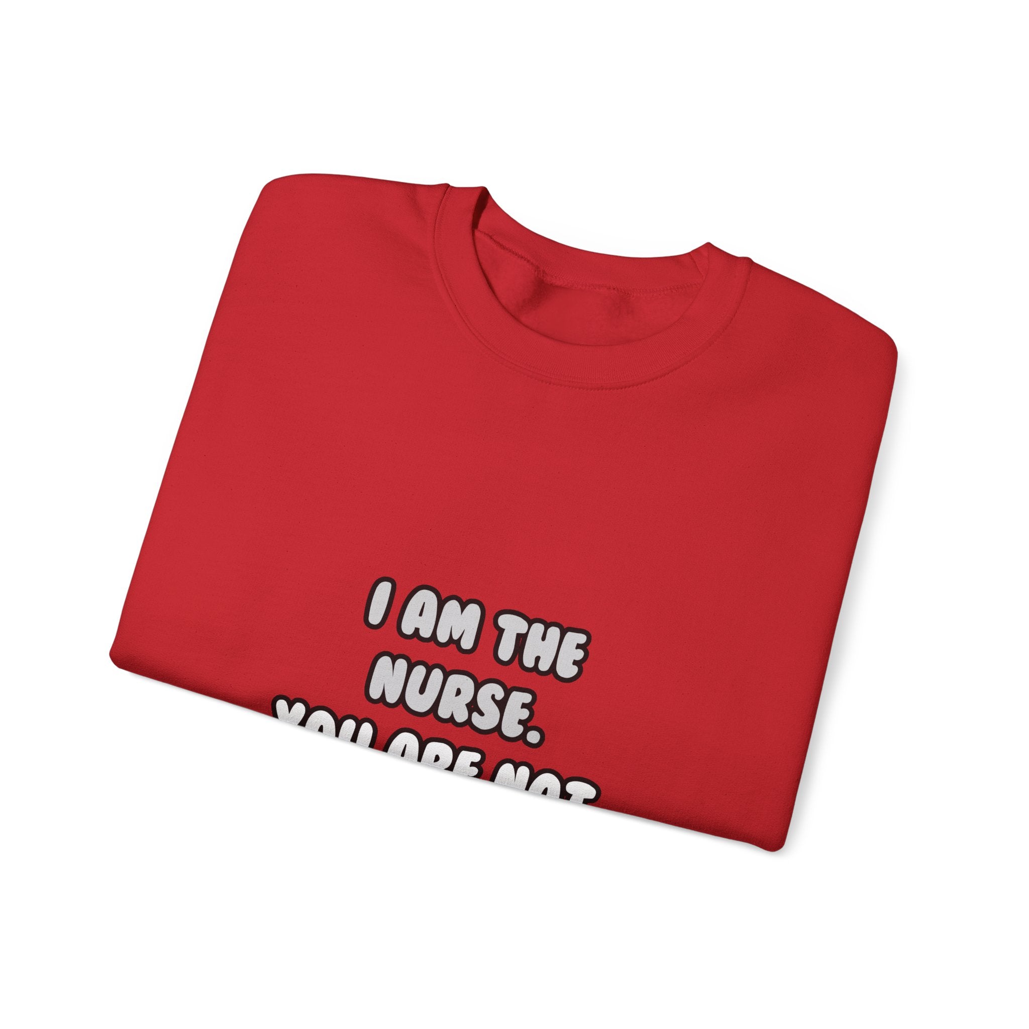 Deal With It ... Funny Nurse - Unisex Heavy Blend™ Crewneck Sweatshirt