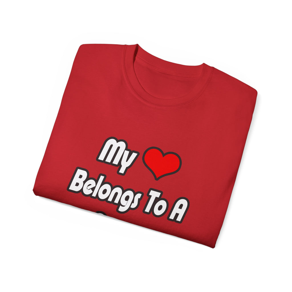 My Heart Belongs To A Doctor - Unisex Ultra Cotton Tee