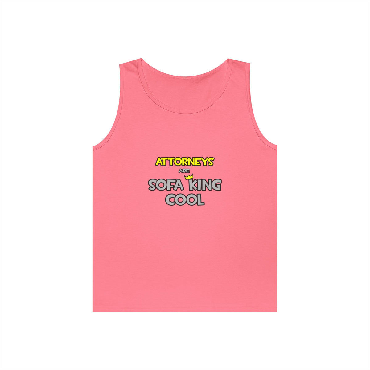 Attorneys Are Sofa King Cool - Unisex Heavy Cotton Tank Top