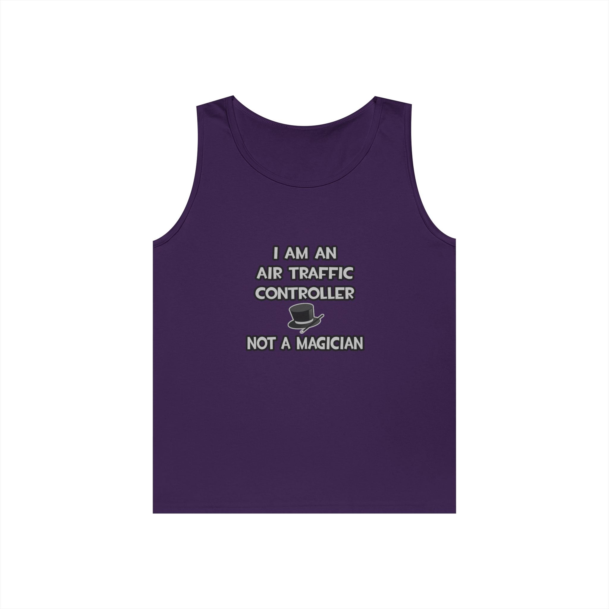 Air Traffic Controller ... Not A Magician - Unisex Heavy Cotton Tank Top