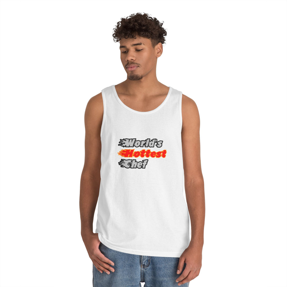 World's Hottest Chef - Unisex Heavy Cotton Tank Top