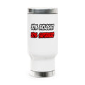 Half Biologist...Half Superhero - Stainless Steel Travel Mug with Handle, 14oz
