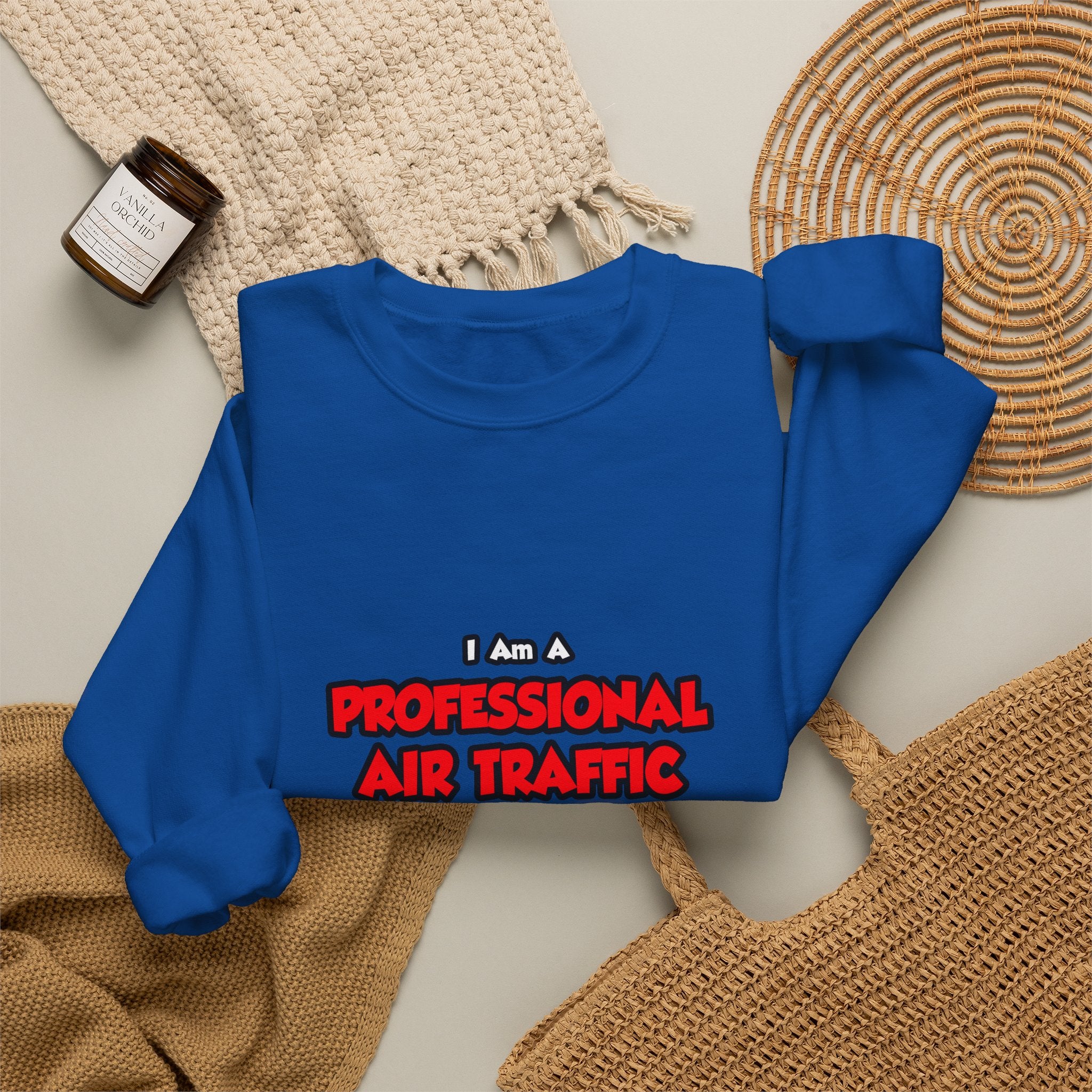 Professional Air Traffic Controller ... Don't Try - Unisex Heavy Blend™ Crewneck Sweatshirt