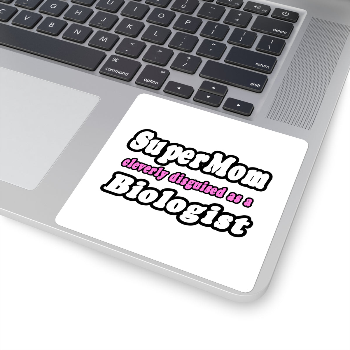 SuperMom Biologist - Square Stickers