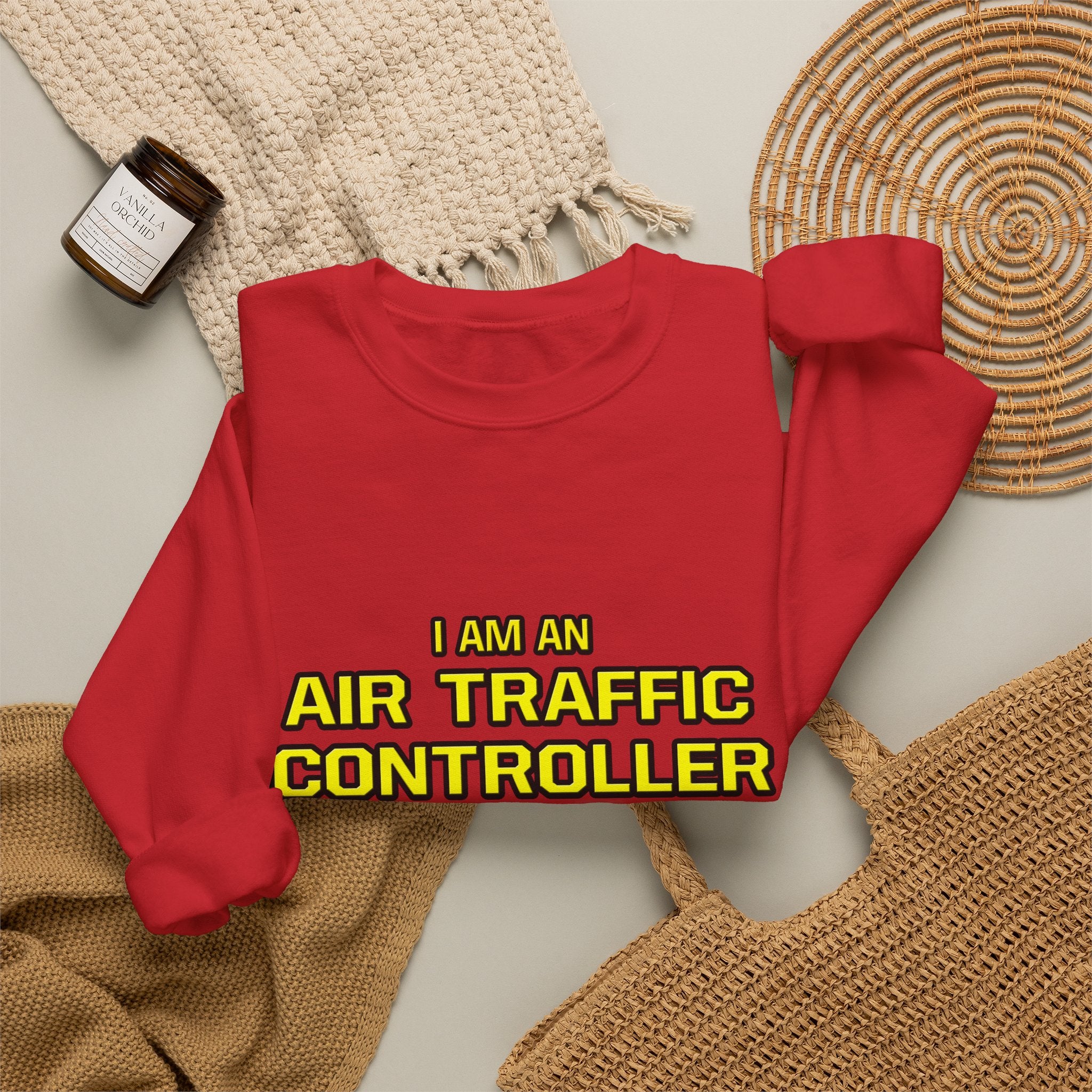 Air Traffic Controller...Superior Intelligence - Unisex Heavy Blend™ Crewneck Sweatshirt