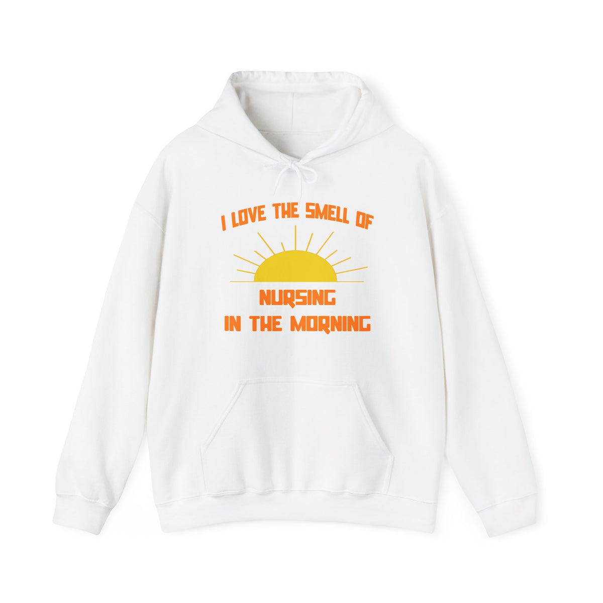 Smell of Nursing in the Morning - Unisex Heavy Blend™ Hooded Sweatshirt