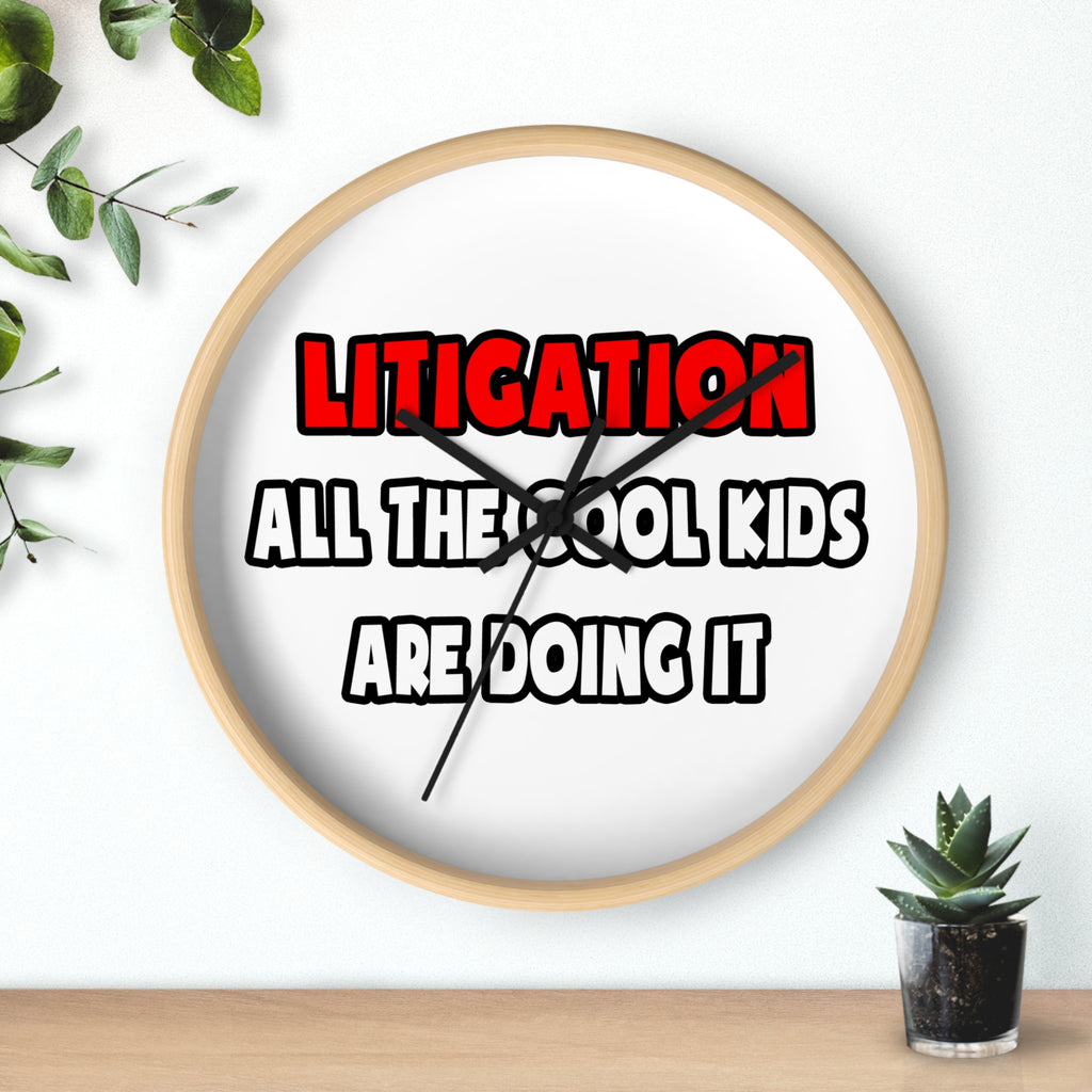 Funny Attorney Shirts and Gifts - Wall Clock