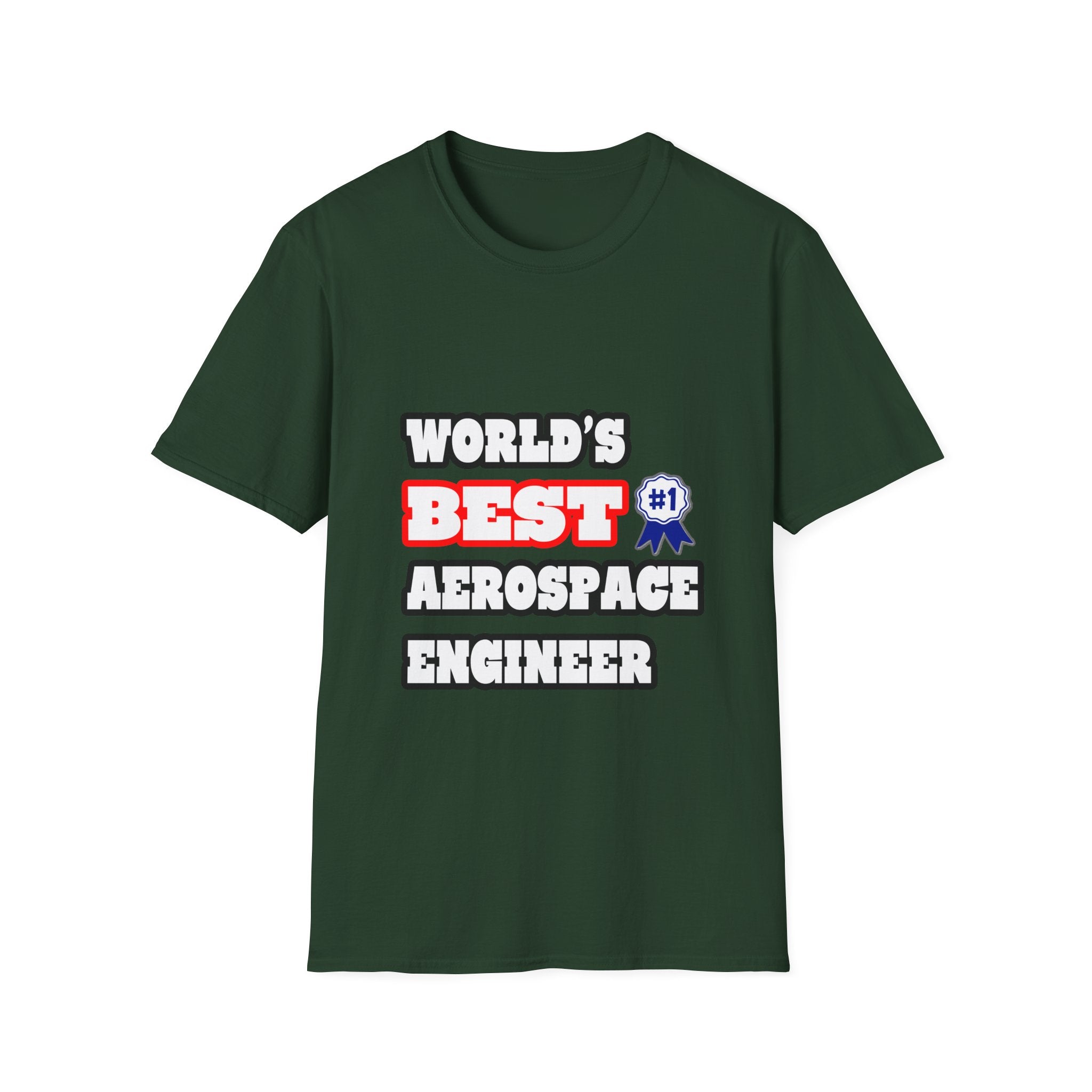 World's Best Aerospace Engineer - Unisex Softstyle T-Shirt