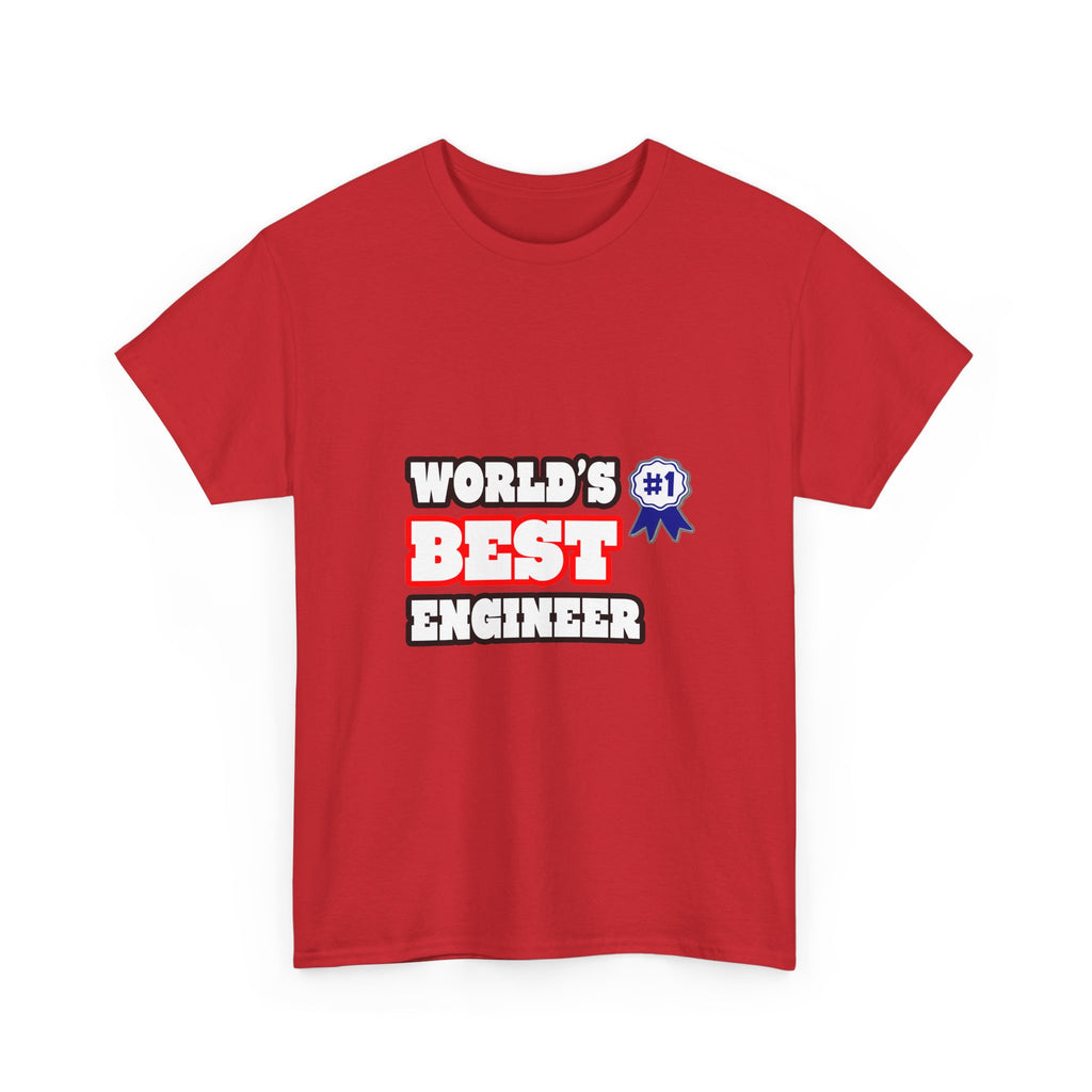 World's Best Engineer - Unisex Heavy Cotton Tee