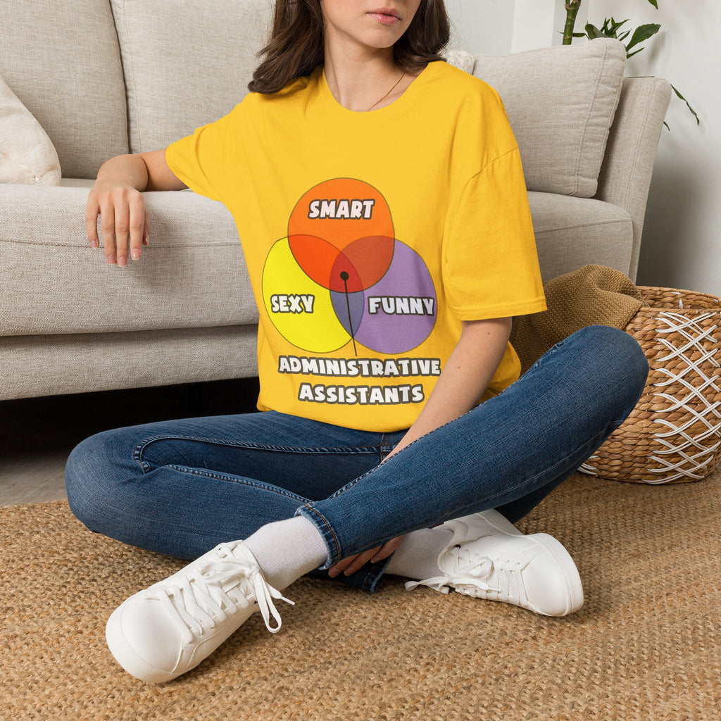 Venn Diagram .. Administrative Assistants - Unisex Softstyle T-Shirt