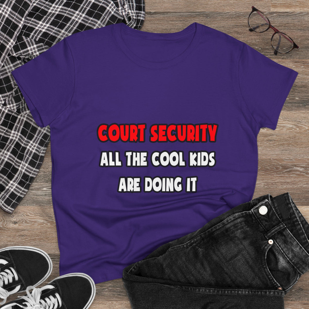 Funny Bailiff Shirts and Gifts - Women's Midweight Cotton Tee