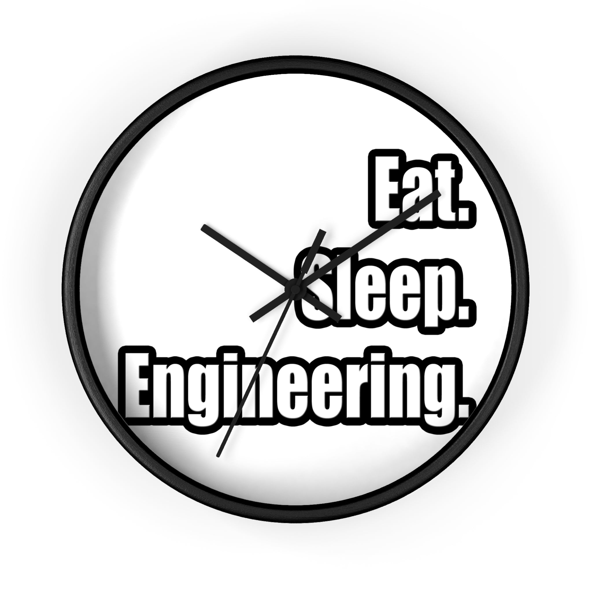Eat. Sleep. Engineering - Wall Clock
