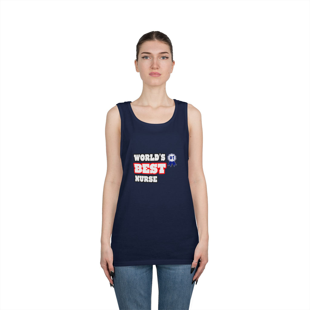 World's Best Nurse - Unisex Heavy Cotton Tank Top