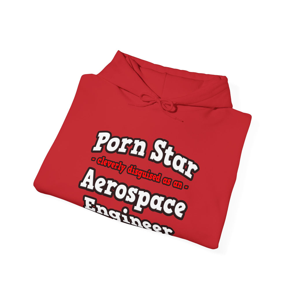 Porn Star...Aerospace Engineer - Unisex Heavy Blend™ Hooded Sweatshirt