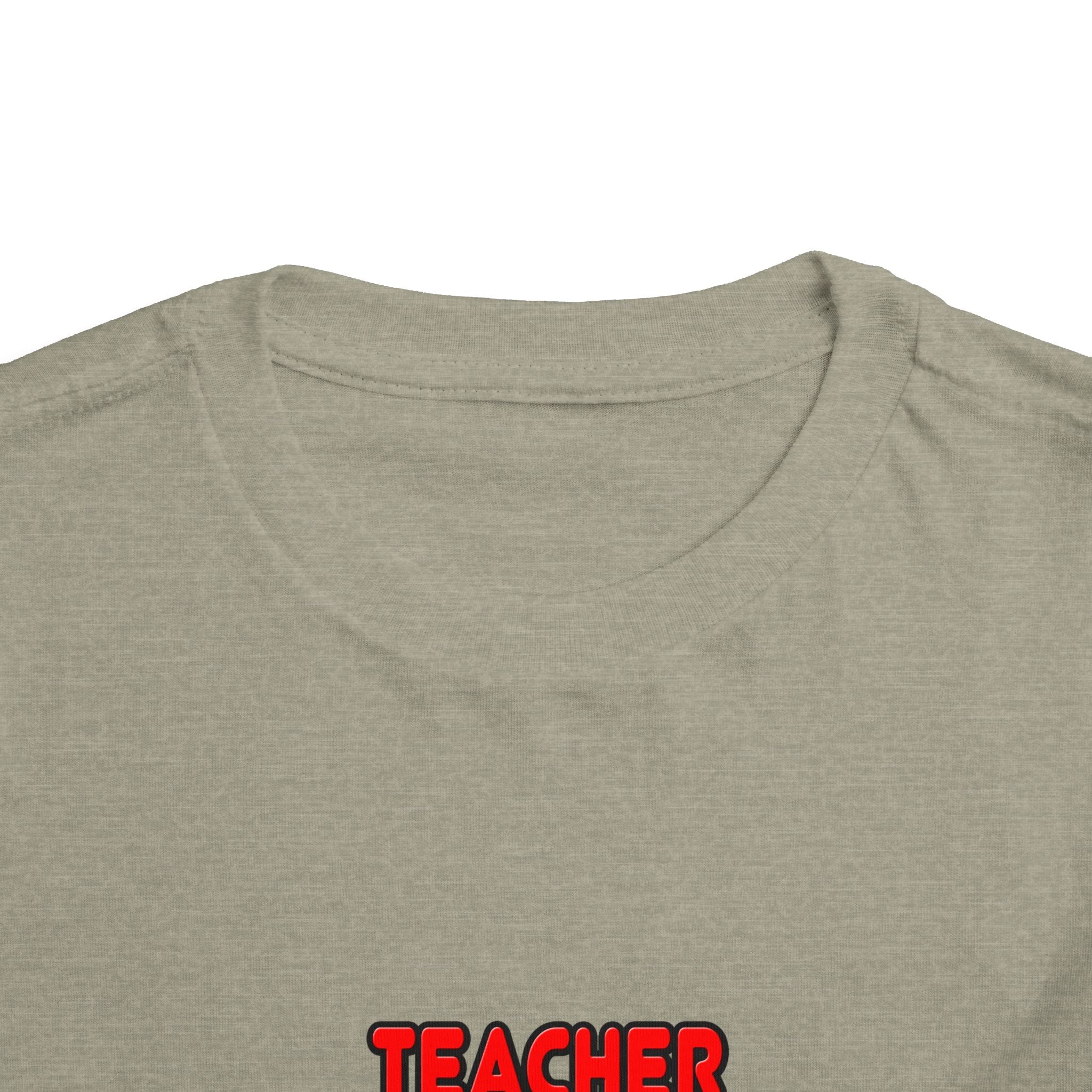 Rainbow Teacher - Toddler Short Sleeve Tee